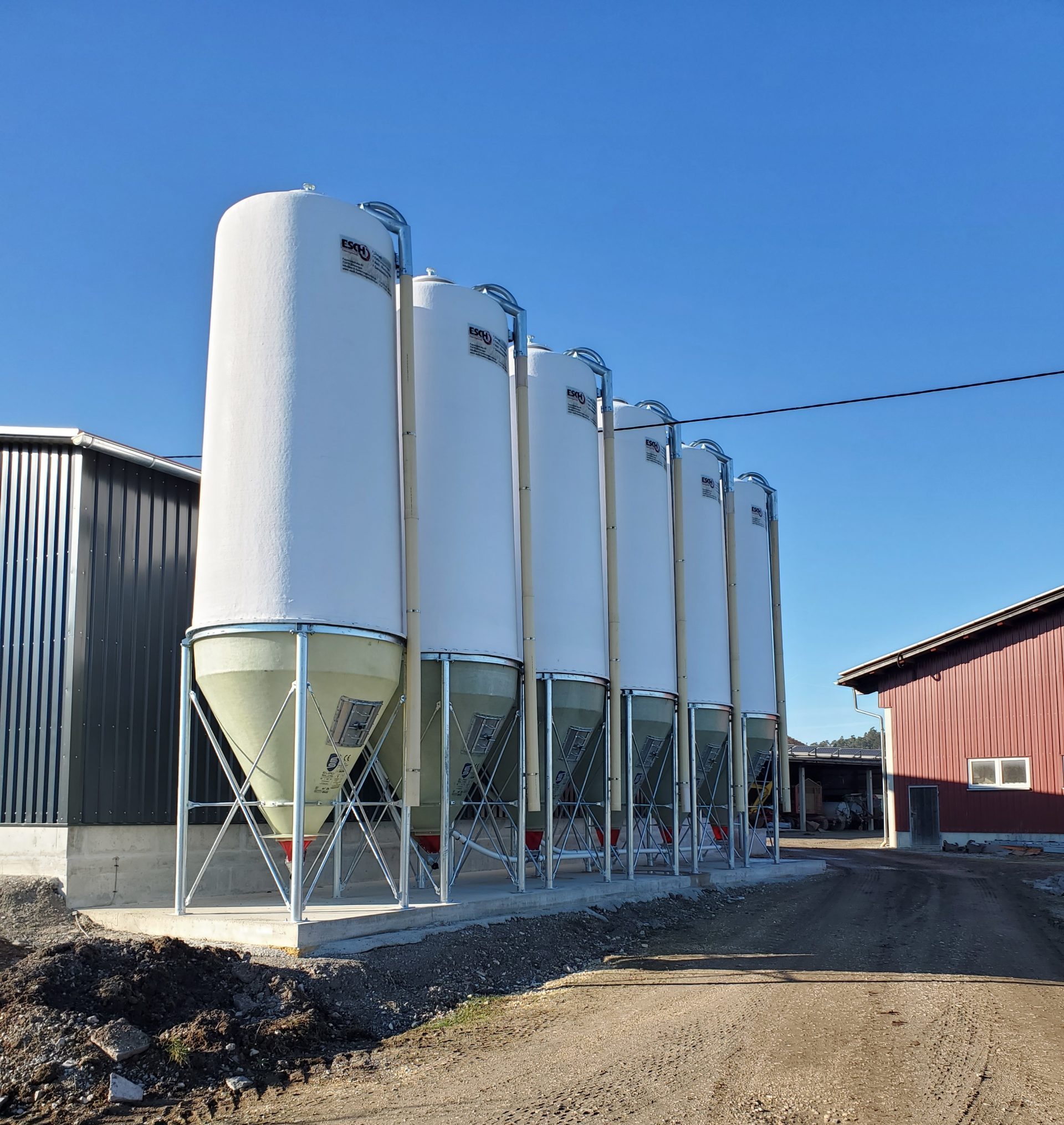 GFK Silo 25m³ Seitea.